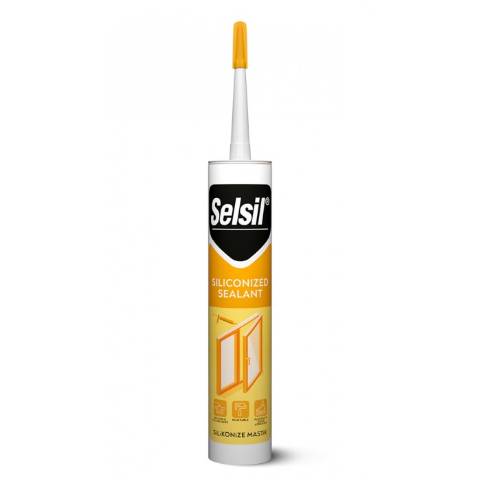 Silikonize Akrilik Mastik Beyaz